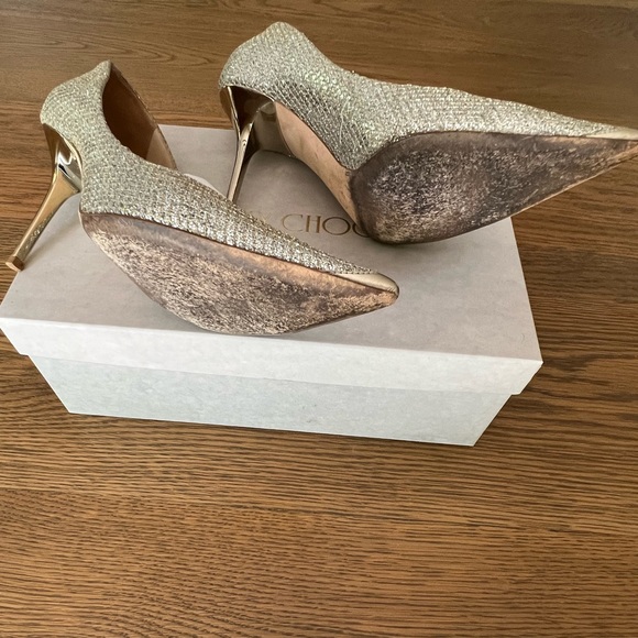Jimmy CHOO Sparkle Pumps Size 38.5 - Picture 10 of 11